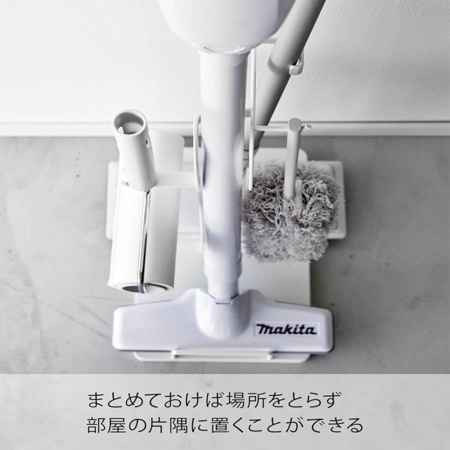 掃除機スタンド 山崎実業 3650 クリーナーツールステーション プレート Plate スティッククリーナー コードレス 掃除用具 一括収納 省スペース 白 |  | 05