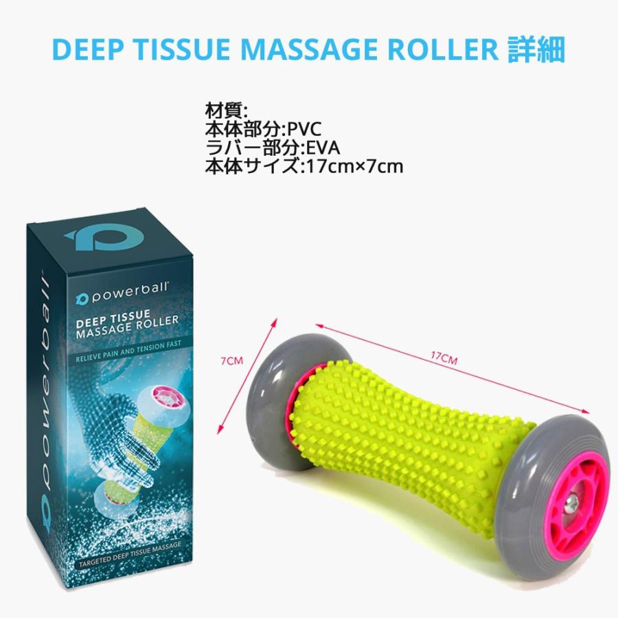 RPM Sports ディープティッシュー マッサージローラー 筋肉痛 肩こり