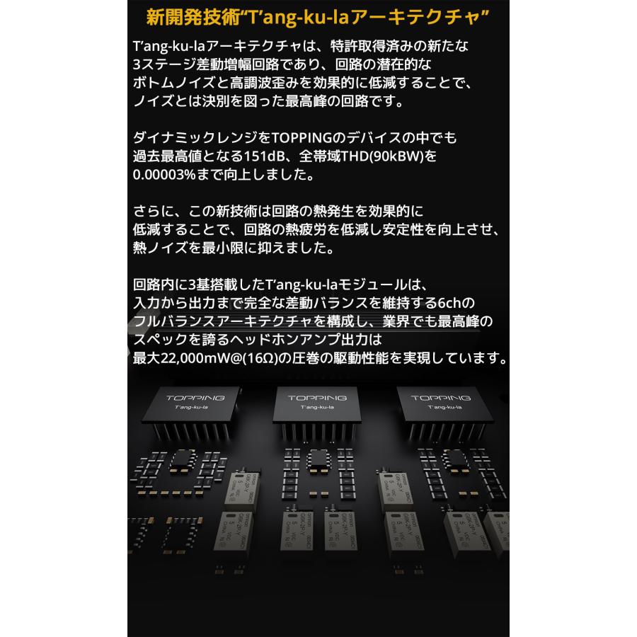 1年保証 TOPPING A900 ヘッドホンアンプ トッピング フルバランス 出力 22000mW 6.35mm 4.4mm 4ピン デュアル 3pin XLR ハイレゾ 高音質 TRS XLR 入力 出力 |  | 04