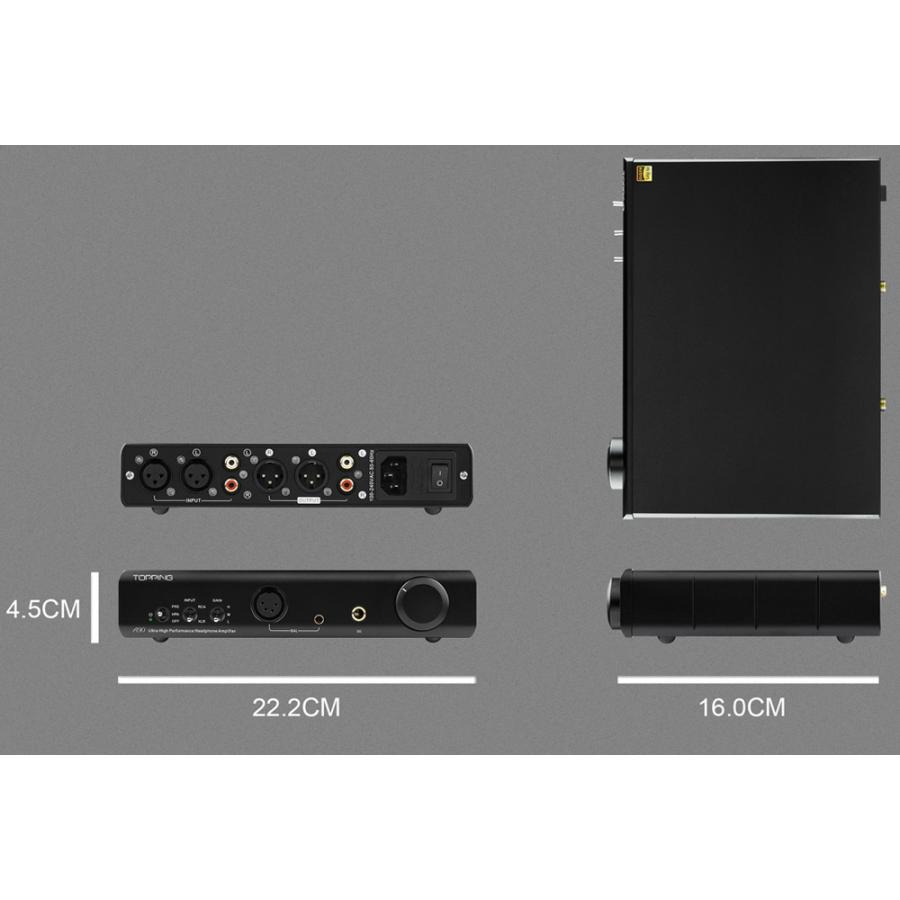 Topping A90 高性能 ヘッドホンアンプ 7600mWx2 プリアンプ XLR バランス シングルエンド 出力 トッピング アンプ 中華 ヘッドホン ヘッドフォン オーディオ |  | 18
