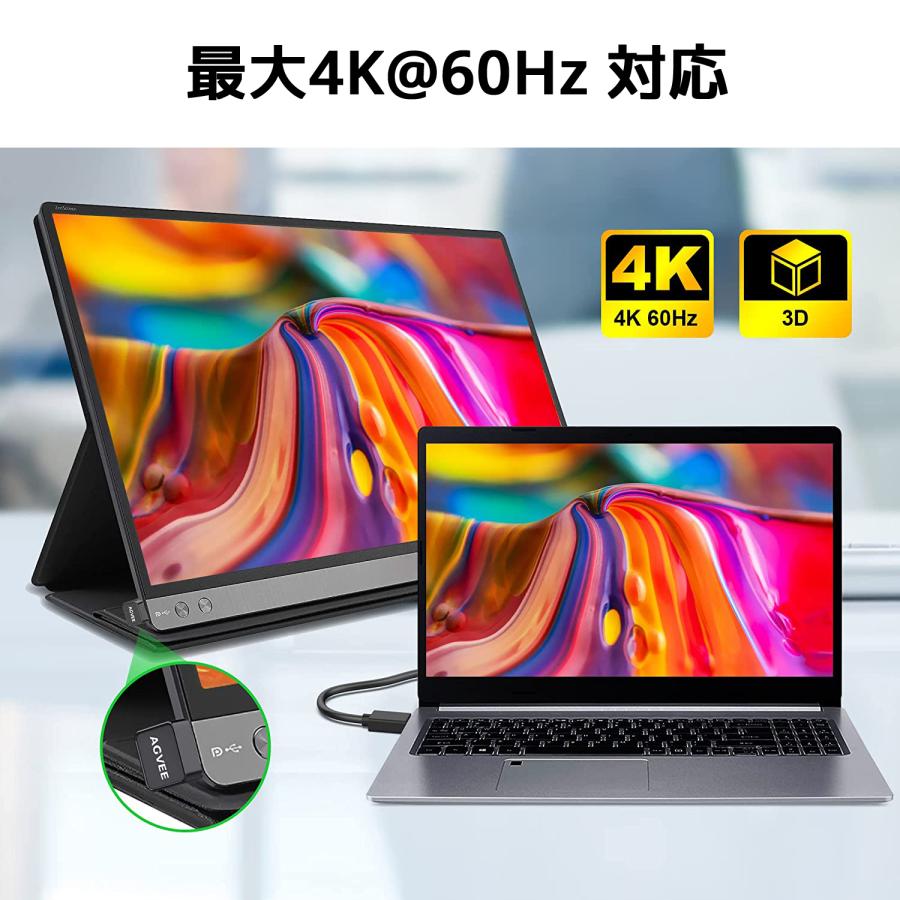 AGVEE ミニHDMIオス HDMIメス アダプター 180度角度付き U型 4K 60HZ コンバータ カプラ コネクタ エクステンダー ポータブル ディスプレイ |  | 06