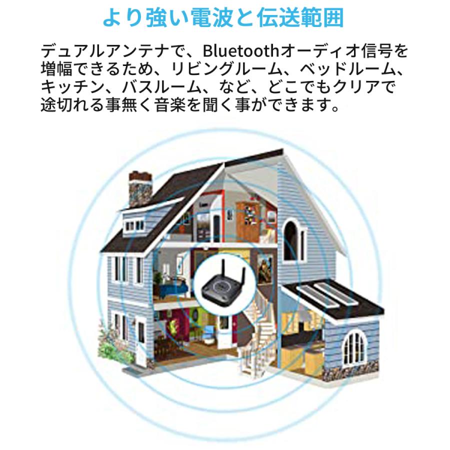 1Mii B06Pro 高音質 Bluetooth 5.0 オーディオレシーバー ワイヤレス ブルートゥース レシーバー 低遅延 2台同時接続可能 Hi-Fi B06 Pro 受信機 |  | 03