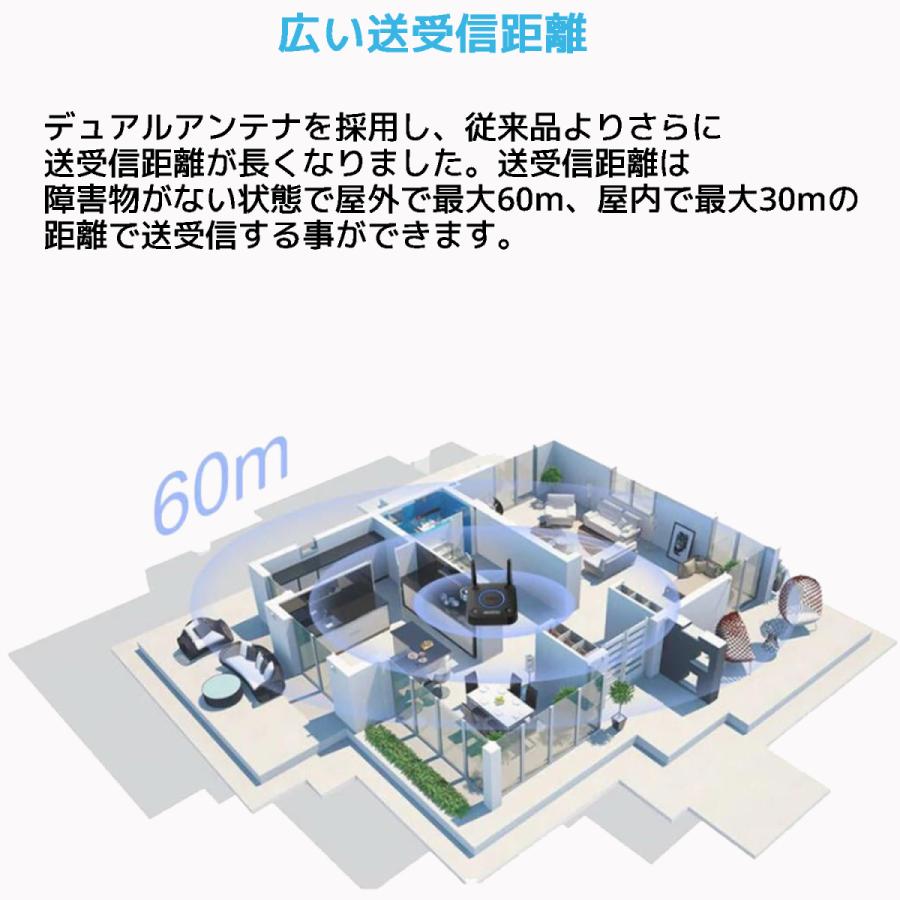 1Mii B06TX Bluetooth5.0 トランスミッター レシーバー 2台同時接続 高音質 低遅延 APTX-HD AUX RCA 同軸 光 ブルートゥース オーディオレシーバー |  | 04