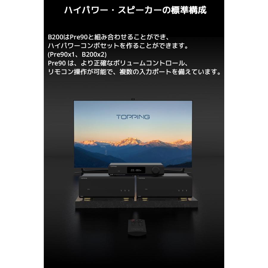 1年保証 TOPPING B200 モノラル ピュア パワーアンプ TRS XLR 入力 ハイレゾ オーディオ 高出力 低歪み 低ノイズ 高音質 モノラルアンプ モノ アンプ トッピング |  | 12