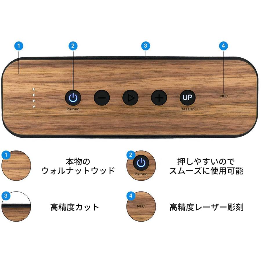 balolo Anker SoundCore Boost 専用 木製カバー ケース カバー