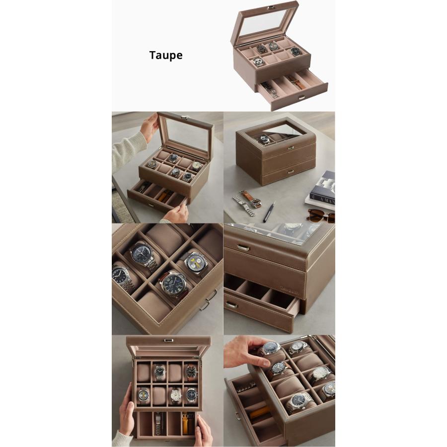 Tawbury 高級 腕時計収納ケース 8スロット 最大12本 収納 ヴィーガン