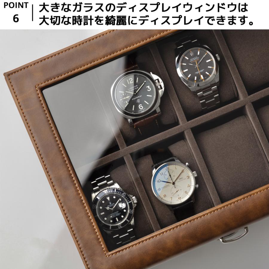 Tawbury 高級 腕時計収納ケース 8本 収納 本革 ウォッチボックス Tawbury 高級 腕時計収納ケース 8本 収納 本革 ウォッチボックス