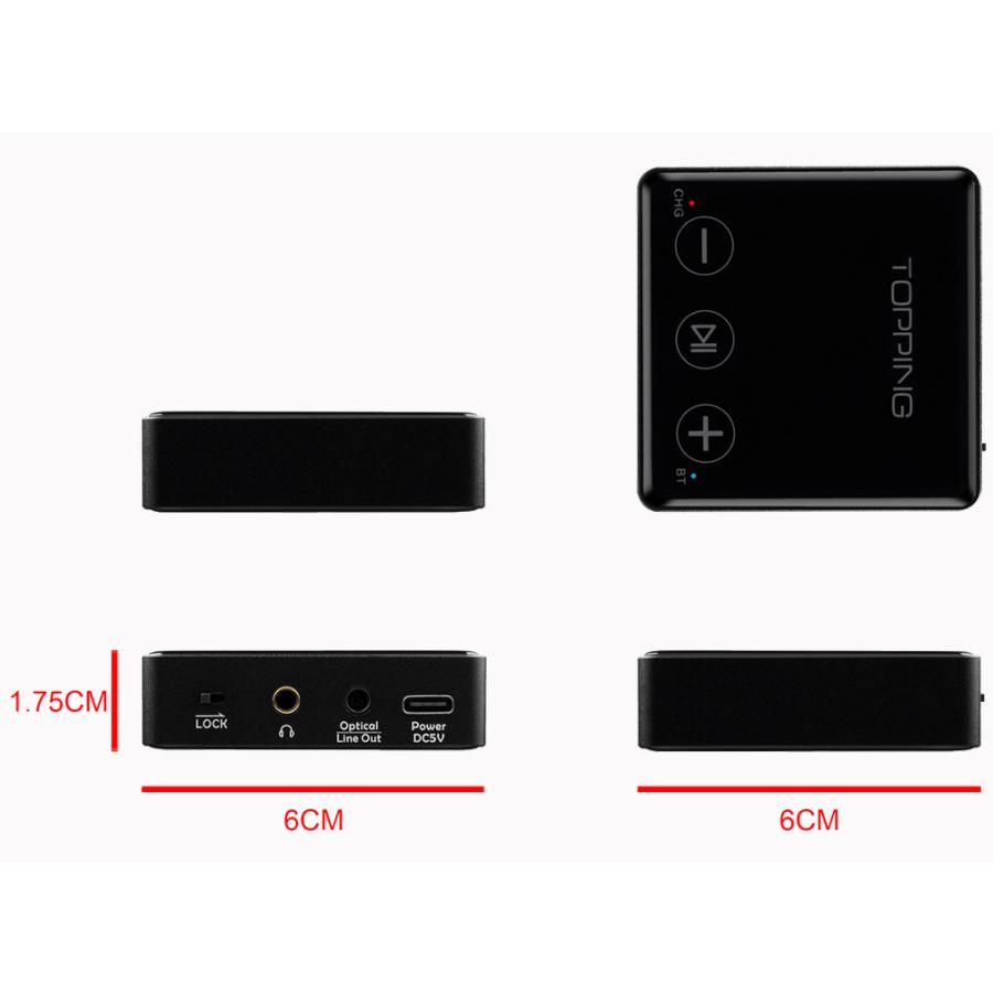 Topping BC3 LDACレシーバー ハイレゾ Bluetootht5.0対応 ワイヤレス ヘッドホン S/PDIF光学出力 トッピング オーディオ DAC レシーバー 入力 |  | 13