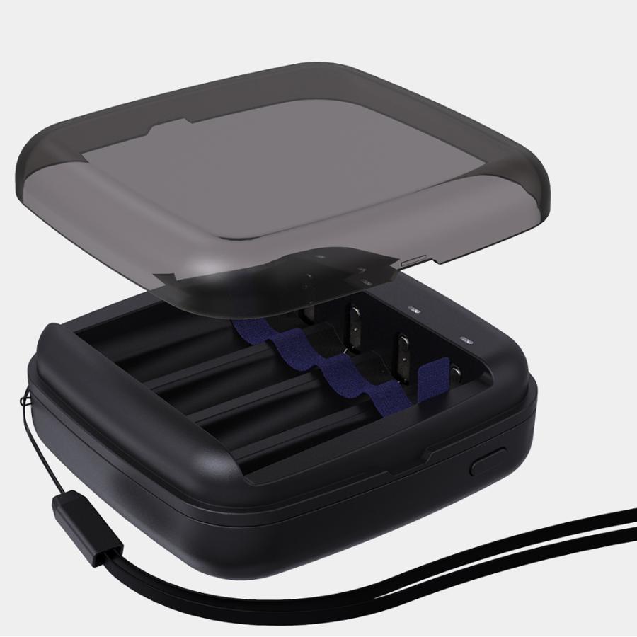 XTAR(エクスター) BC4 リチウムイオン 充電器 4スロット USB 充電池 単3 単4 対応 小型 バッテリーチャージャー モバイルバッテリー コンパクト 電池 | XTAR | 10