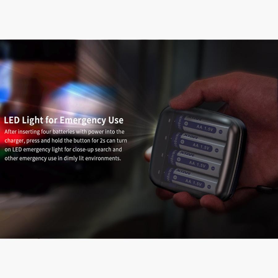XTAR(エクスター) BC4 リチウムイオン 充電器 4スロット USB 充電池 単3 単4 対応 小型 バッテリーチャージャー モバイルバッテリー コンパクト 電池 | XTAR | 05