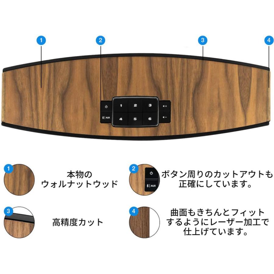 balolo Bose SoundTouch 20 専用 木製カバー ケース カバー バンパー ステッカー フィルム ボーズ サウンドタッチ 20 高級 ケースカバー 保護 高品質 |  | 02