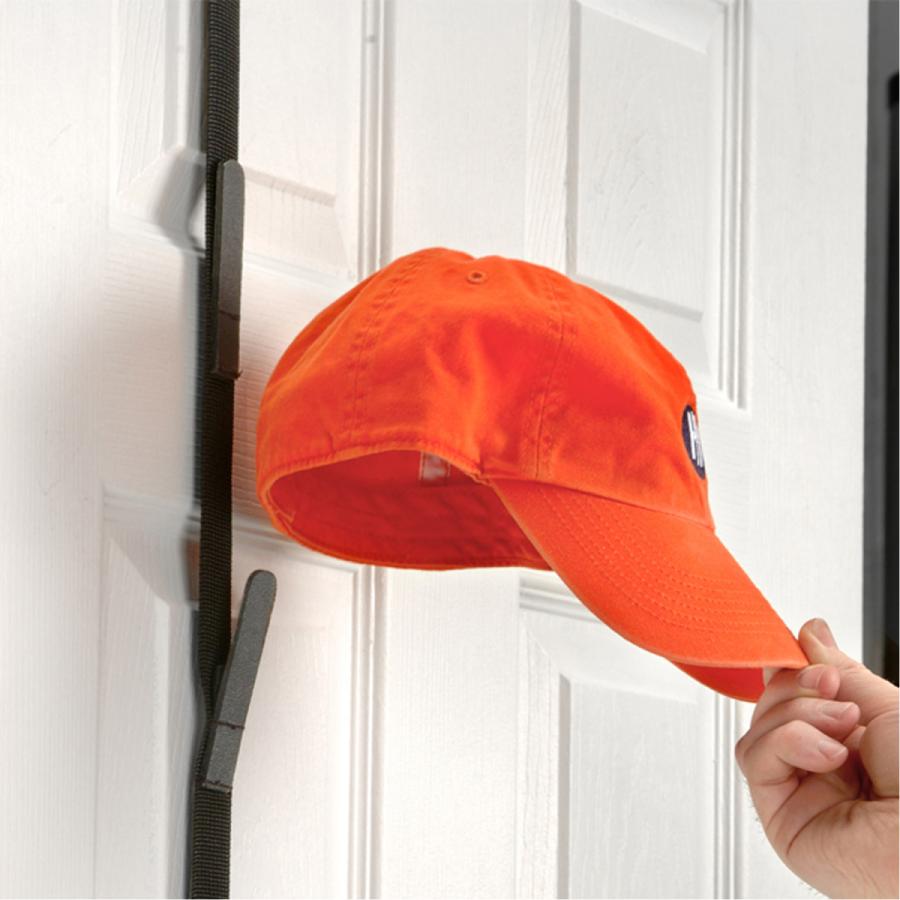 帽子 吊り下げ収納 9個掛け × 2個セット CAP RACK 18 キャップラック 壁  ディスプレイ 収納  帽子掛け フック 壁掛け キャップ 収納 ドア用 ラック ハンガー |  | 01