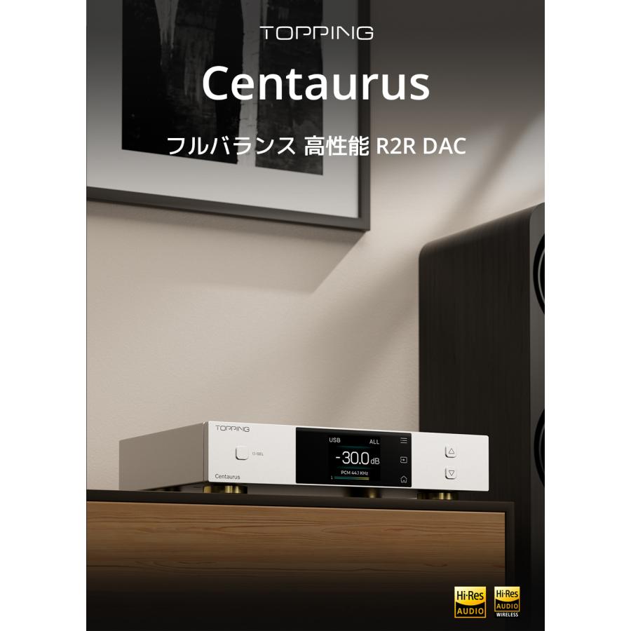 1年保証 Topping フルバランス R2R DAC Centaurus ケンタウルス トッピング ハイレゾ Bluetooth 5.1 LDAC対応 |  | 03