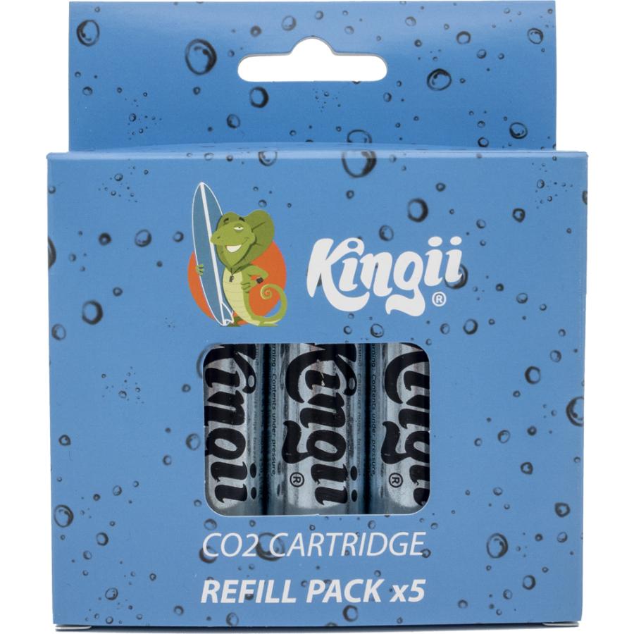 Kingii 詰め替えカートリッジ 5本 リストバンド型浮き袋 キンギ キンジー CO2 ボンベ リフィル |  | 01
