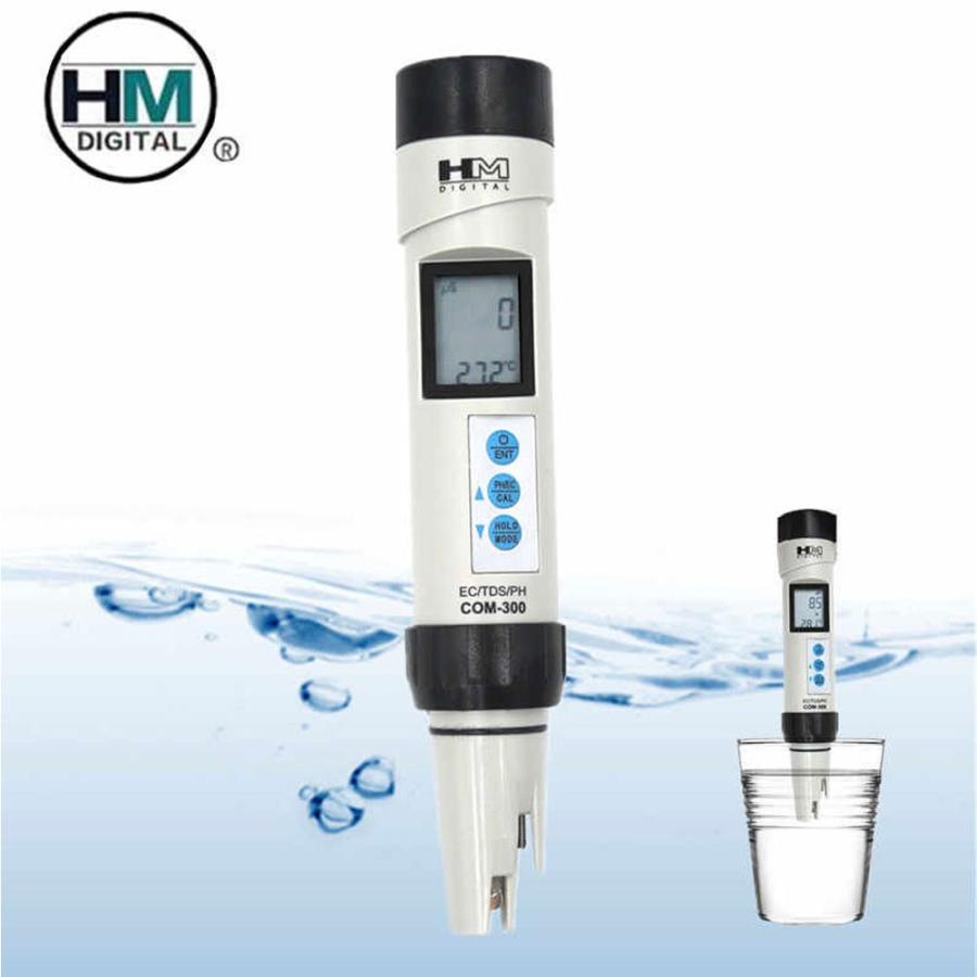 COM-300 水質測定器 pH/EC/TDS COM-300 水質測定器 pH/EC/TDS pH測定器 水質測定器 pH EC