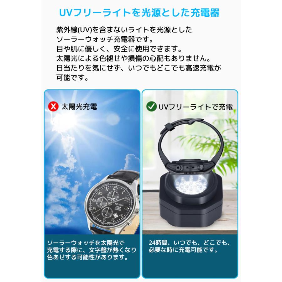 CoolFire ソーラーウォッチ スマートウォッチ LED 高速 充電器 UVフリー クールファイヤー ソーラー スマート ウォッチ エコソーラー 腕時計 USB Timechant 1046 |  | 03