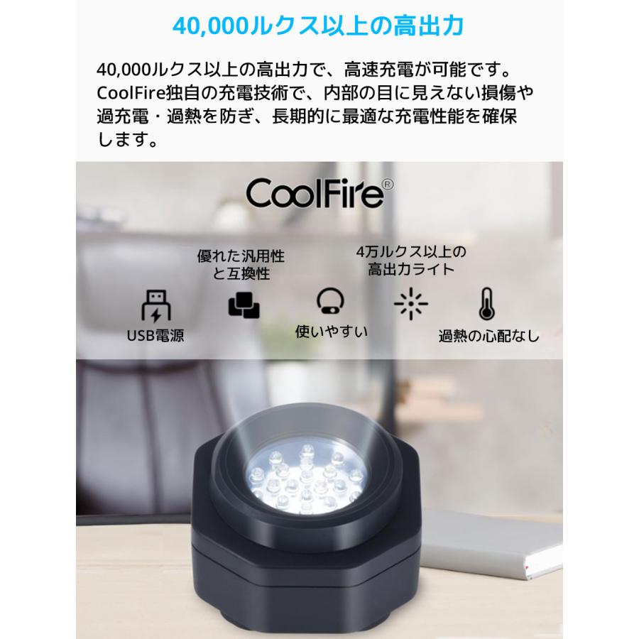 CoolFire ソーラーウォッチ スマートウォッチ LED 高速 充電器 UVフリー クールファイヤー ソーラー スマート ウォッチ エコソーラー 腕時計 USB Timechant 1046 |  | 04