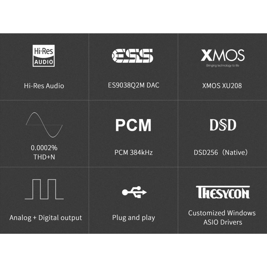 Topping D10S USB DAC トッピング ダック ハイレゾ 光デジタル アナログ ライン 光 同軸 出力 中華 アンプ スピーカ DAコンバーター おすすめ｜oremeca｜04