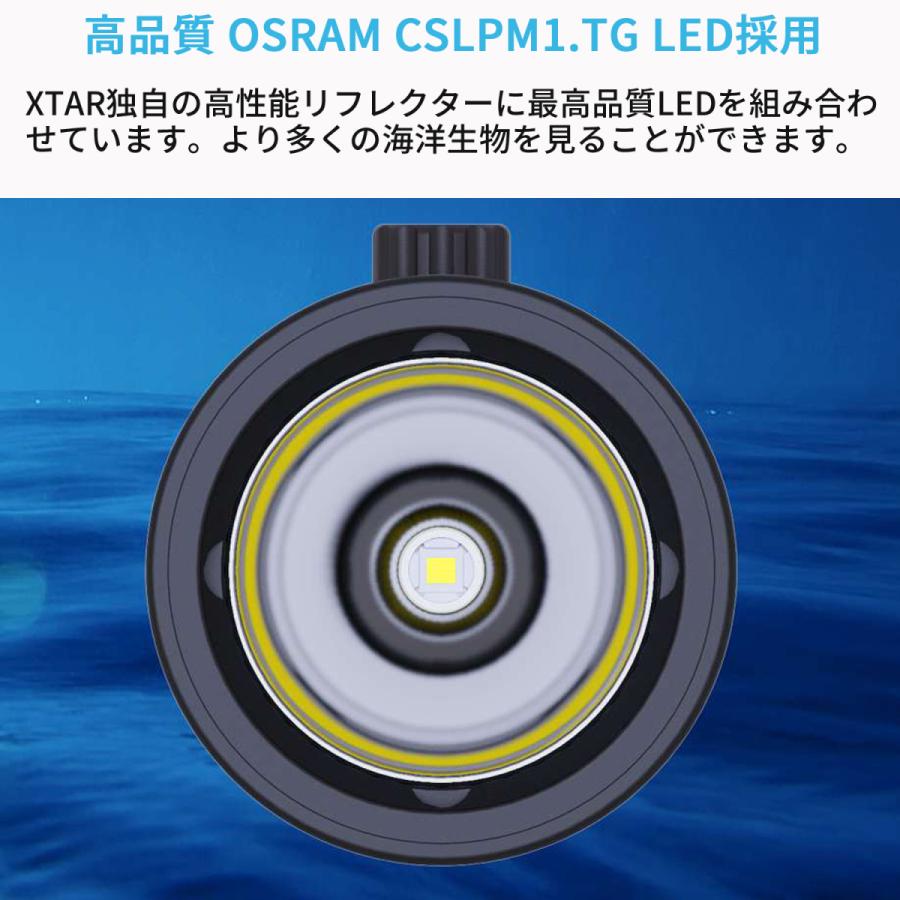 XTAR エクスター D26 1600S ダイビングライト 1600ルーメン ダイビング用 フラッシュライト 懐中電灯 LED ライト 防水 IPX8 水深100m対応 |  | 02