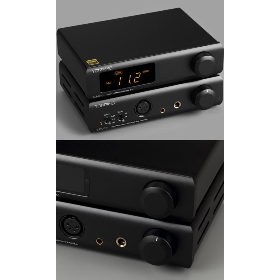 Topping トッピング D30 Pro USB DAC ハイエンドモデル リモコン付き プリアンプ機能搭載 光学 同軸 USB 入力 RCA XLR 出力 DAC ダック D30Pro |  | 18
