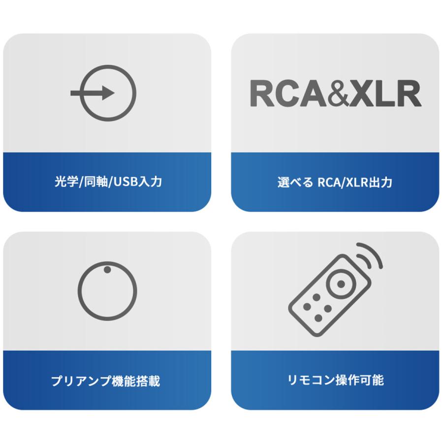Topping トッピング D30 Pro USB DAC ハイエンドモデル リモコン付き プリアンプ機能搭載 光学 同軸 USB 入力 RCA XLR 出力 DAC ダック D30Pro |  | 05