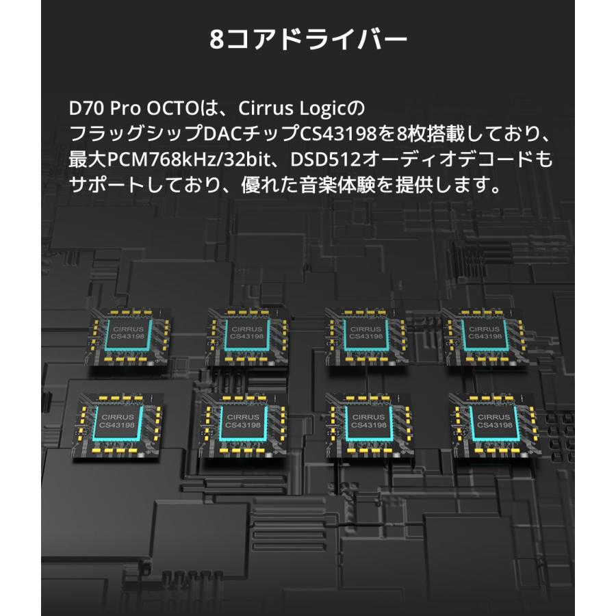 1年保証 Topping D70 Pro OCTO HIFI DAC トッピング ハイレゾ CS43198×8 Bluetooth5.1 LDAC対応  ダック DAコンバーター |  | 06