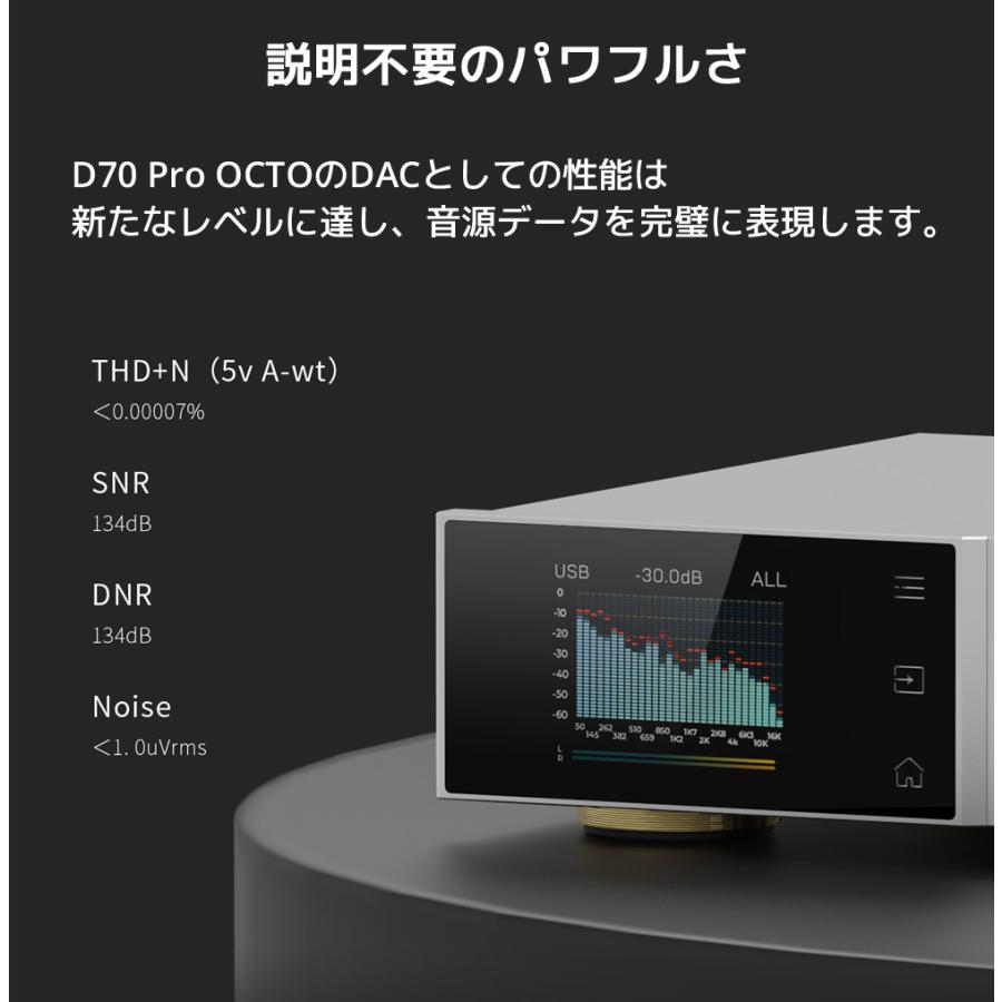 1年保証 Topping D70 Pro OCTO HIFI DAC トッピング ハイレゾ CS43198×8 Bluetooth5.1 LDAC対応  ダック DAコンバーター |  | 07