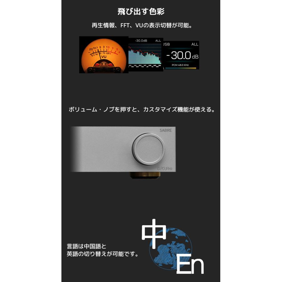 1年保証 Topping D70 Pro SABRE フルバランス HIFI DAC トッピング ダック ハイレゾ USB Bluetooth5.1 LDAC ESS ES9039SPRO |  | 10