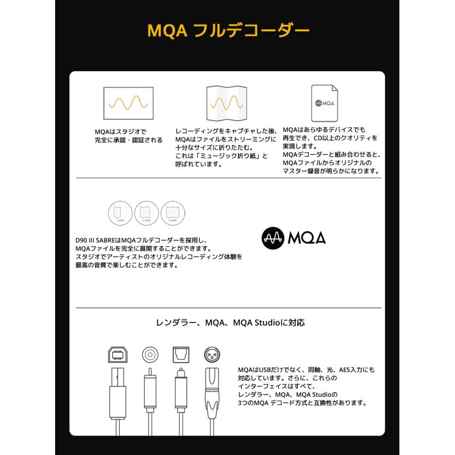 1年保証 Topping D90 III SABRE フルバランス HIFI USB DAC トッピング ハイレゾ ESS9039SPRO Bluetooth5.1 LDAC対応 |  | 08