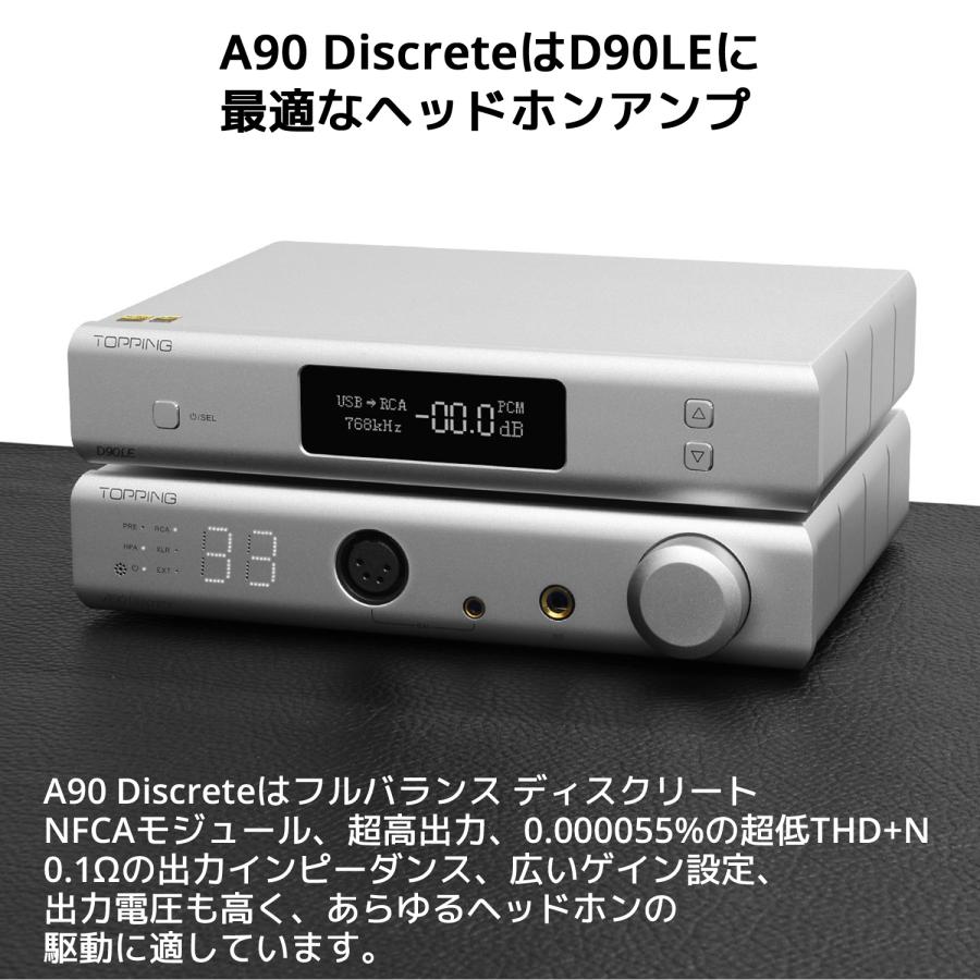 Topping D90LE フルバランス HIFI USB DAC 1年保証 ハイエンドモデル LDAC 対応 ES9038PRO ハイレゾ  IIS i2S トッピング ダック |  | 18