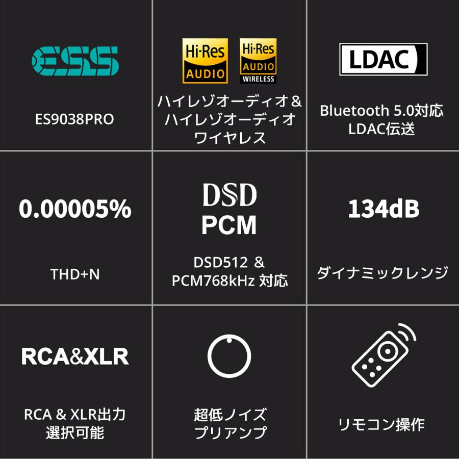 Topping D90LE フルバランス HIFI USB DAC 1年保証 ハイエンドモデル LDAC 対応 ES9038PRO ハイレゾ  IIS i2S トッピング ダック |  | 06