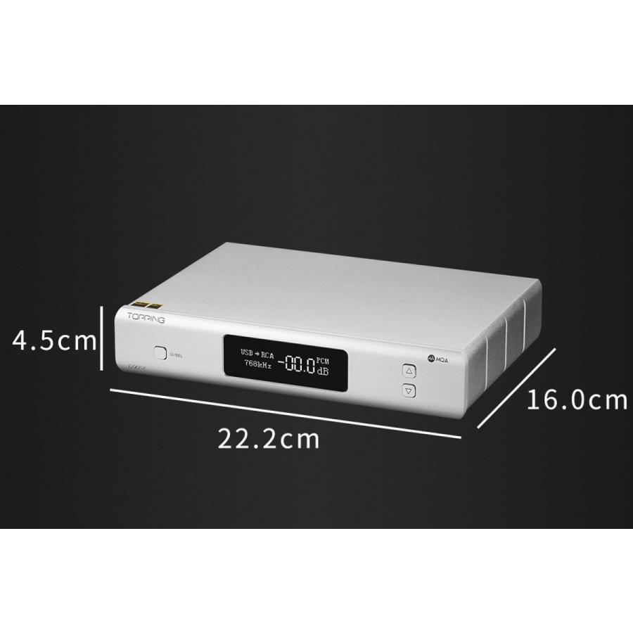 Topping D90SE フルバランス HIFI DAC ハイエンドモデル MQA Bluetootht5.0対応 LDAC ハイレゾ トッピング D90 SE ダック 中華 |  | 20