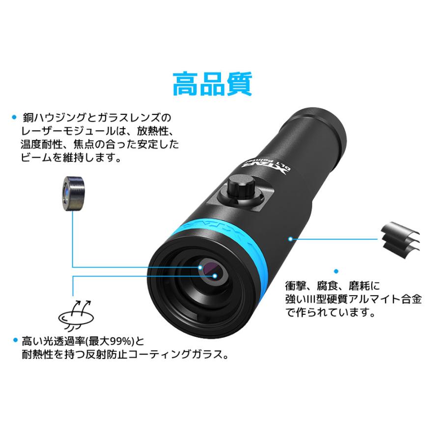 XTAR DL1 ダイビングLEDライト LED ポインター 懐中電灯 2000m 水中