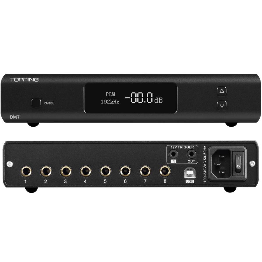 1年保証付き TOPPING DM7 8CH フルバランス USB DAC TRS出力 トッピング オーディオ 8 6 4 2 チャンネル 7.1 6.1 5.1 2.0 Ch チャネル サラウンド |  | 15