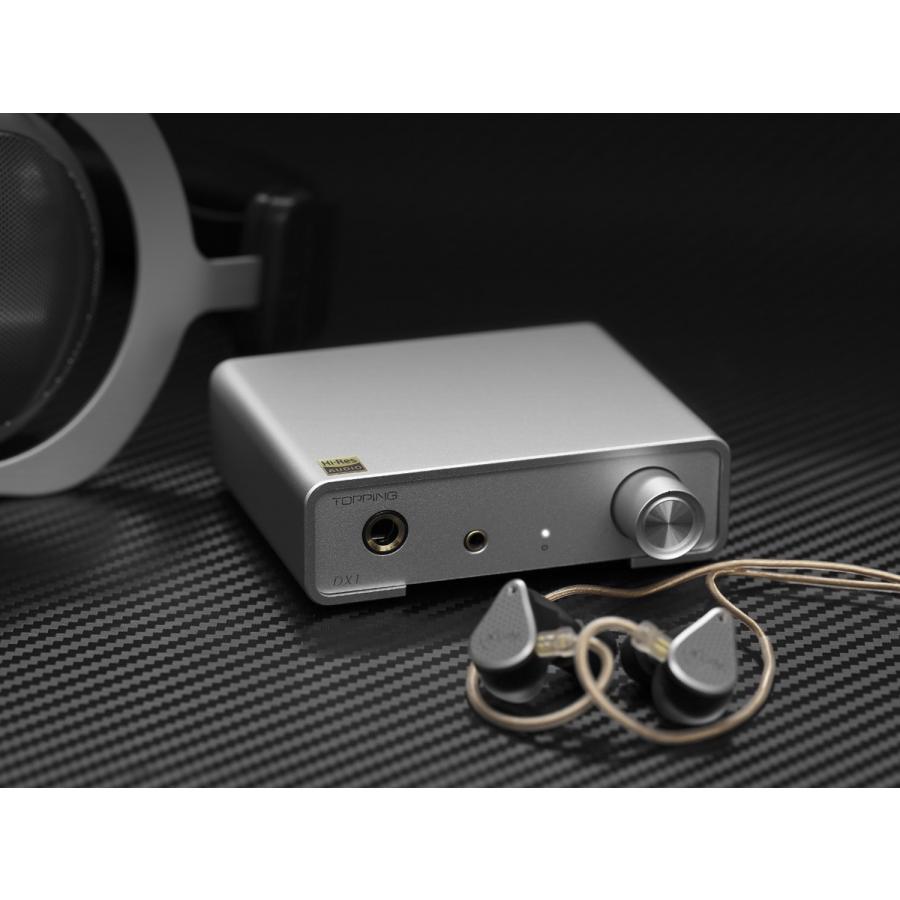 Topping DX1 USB DAC ヘッドホンアンプ ハイレゾ 6.35mm 3.5mm トッピング ヘッドフォン アンプ AK4493S XMOS XU208 DSD256 PCM384kHz |  | 21