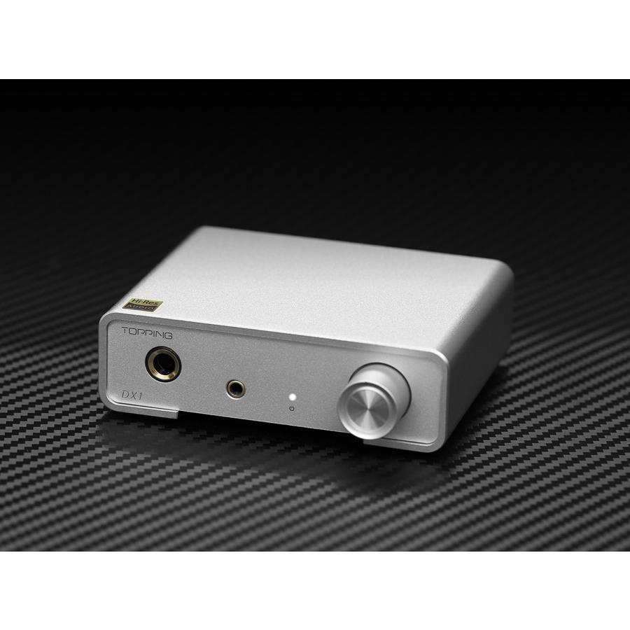 Topping DX1 USB DAC ヘッドホンアンプ ハイレゾ 6.35mm 3.5mm トッピング ヘッドフォン アンプ AK4493S XMOS XU208 DSD256 PCM384kHz |  | 22
