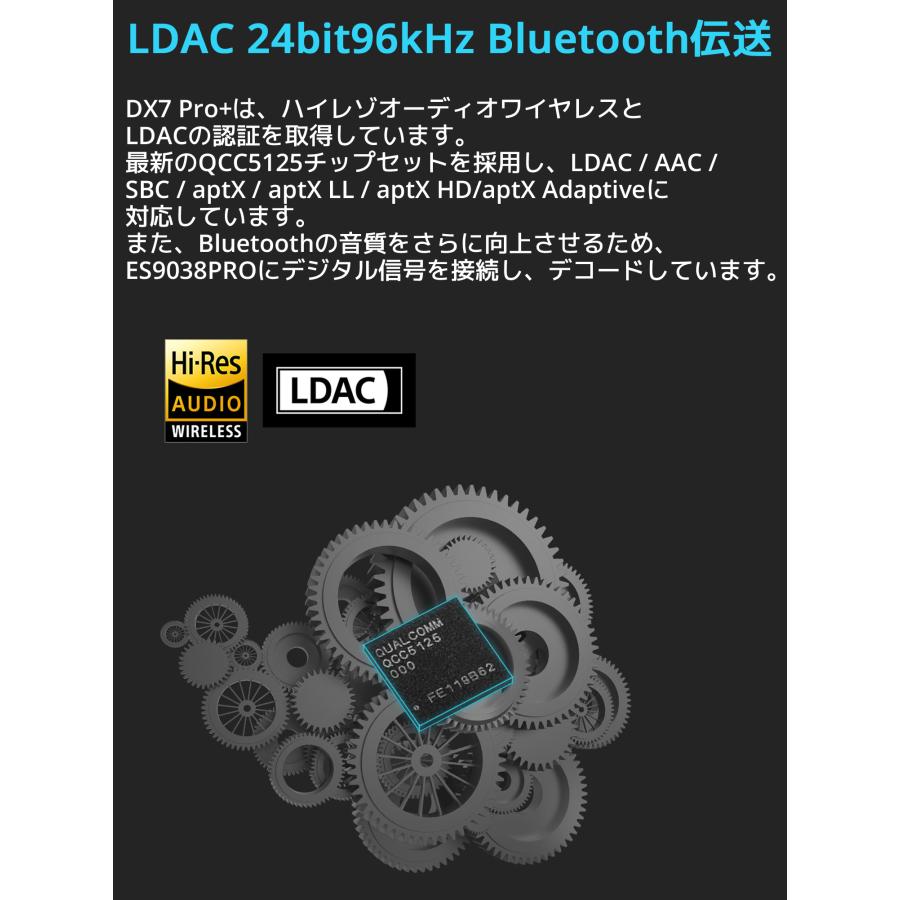 Topping DX7 Pro+ USB DAC ヘッドホンアンプ ハイエンドモデル ハイレゾ トッピング NFCA ヘッドフォン アンプ LDAC トッピング バランス アンバランス |  | 19