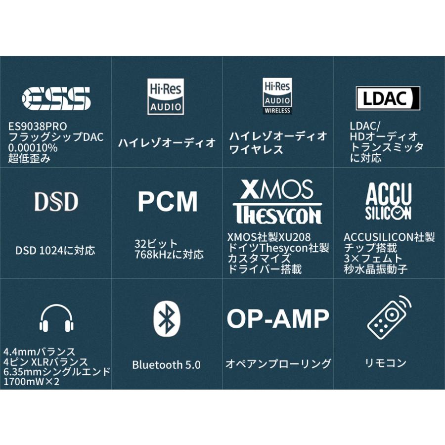 Topping DX7Pro DAC ヘッドホンアンプ ハイエンドモデル Bluetootht5.0対応 リモコン付き ハイレゾ ダック オーディオ 中華 DX7 Pro |  | 02