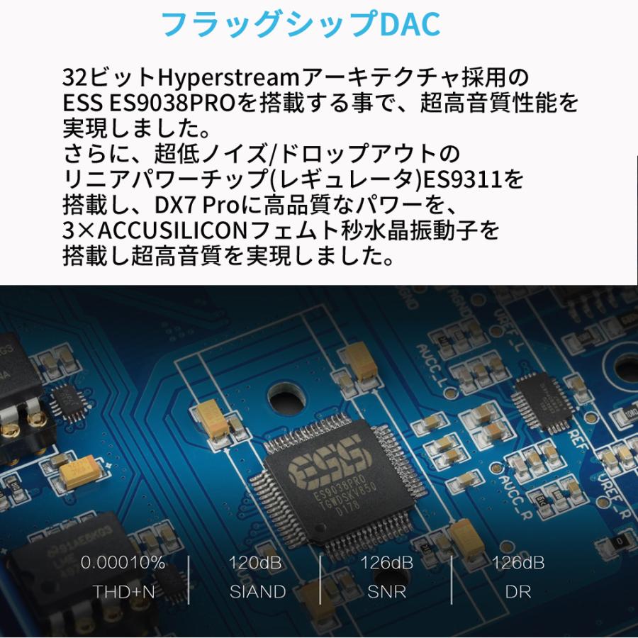 Topping DX7Pro DAC ヘッドホンアンプ ハイエンドモデル Bluetootht5.0対応 リモコン付き ハイレゾ ダック オーディオ 中華 DX7 Pro |  | 08