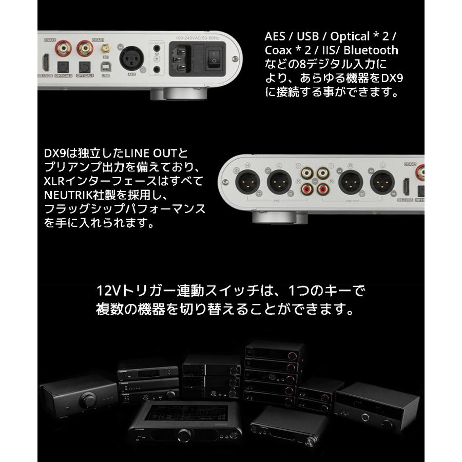 1年保証 Topping DX9 DAC ヘッドホンアンプ AK4499EQ トッピング ハイレゾ NFCA ヘッドフォン アンプ AK4118 |  | 16
