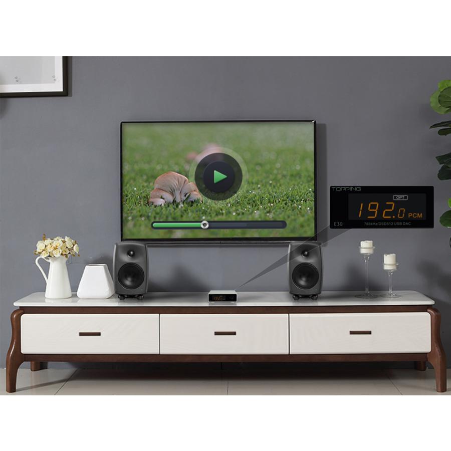 Topping E30 USB DAC トッピング ダック ハイレゾ 光 同軸 出力 中華 アンプ スピーカ DAコンバーター AMP オーディオ 良質 音質 おすすめ Pure プリアンプ |  | 21