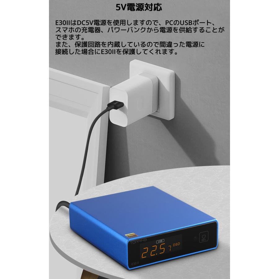 Topping E30II USB DAC トッピング ダック ハイレゾ PCM 32bit Topping E30II USB DAC トッピング ダック ハイレゾ PCM 32bit