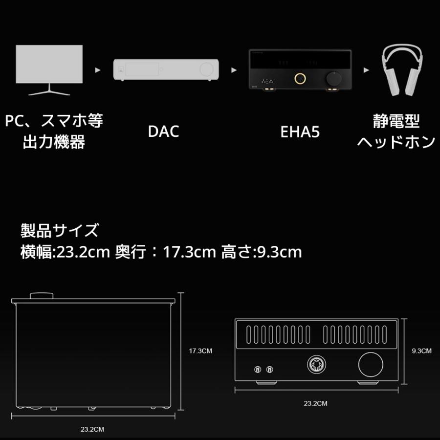 TOPPING トッピング EHA5 静電型ヘッドホンアンプ 5芯 静電型ヘッドホン 対応 静電 ヘッドホン ヘッドフォン アンプ ドライバーユニット | TOPPING | 10