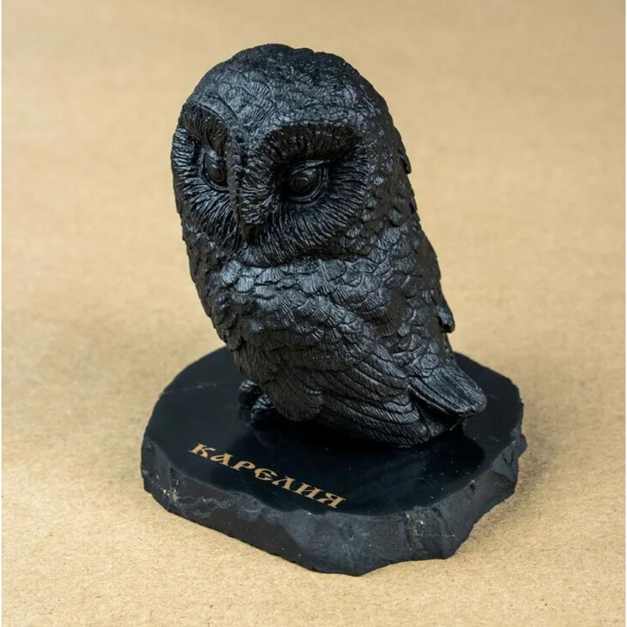 シュンガイト フクロウの置物 FIG01 置物 ふくろう ロシア カレリア共和国産 フィギア インテリア 庭 部屋 玄関先 シュンガ石 水 ブレスレット さざれ石 電磁波 |  | 02