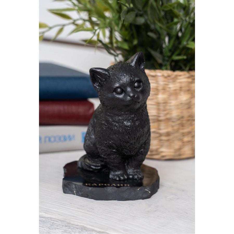 シュンガイト 子猫の置物 FIG06 置物 ロシア カレリア共和国産 フィギア インテリア 庭 部屋 玄関先 シュンガ石 水 ブレスレット さざれ石 電磁波 |  | 05