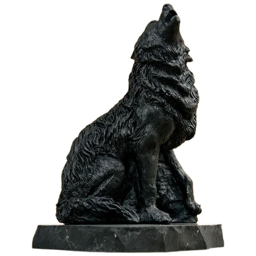 シュンガイト ウルフの置物 FIG10 置物 狼 ロシア カレリア共和国産 フィギア インテリア 庭 部屋 玄関先 シュンガ石 水 ブレスレット さざれ石 電磁波 |  | 06