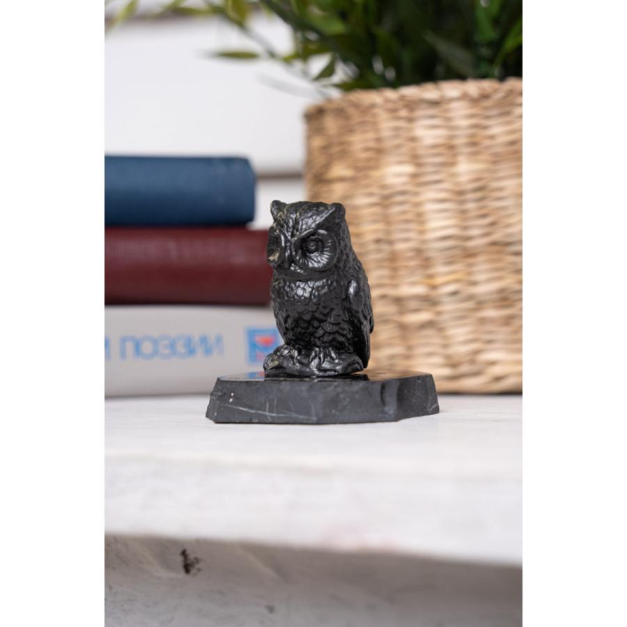 シュンガイト フクロウの置物 FIG16 置物 ふくろう ロシア カレリア共和国産 フィギア インテリア 庭 部屋 玄関先 シュンガ石 水 ブレスレット さざれ石 電磁波 |  | 04