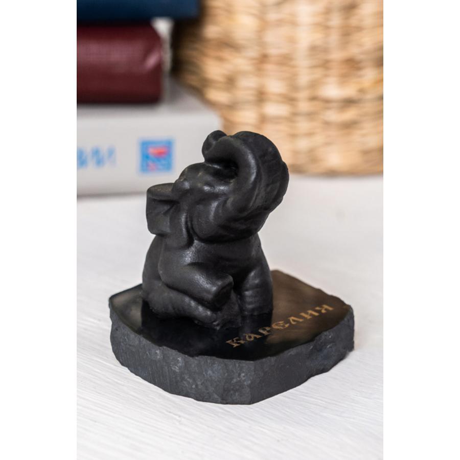 シュンガイト ゾウの置物 FIG17 置物 像 ぞう ロシア カレリア共和国産 フィギア インテリア 庭 部屋 玄関先 シュンガ石 水 ブレスレット さざれ石 電磁波 |  | 05