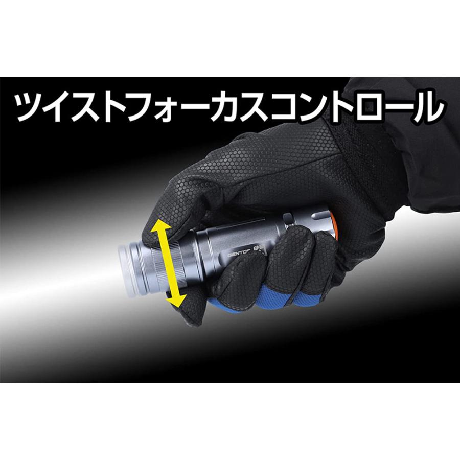 GENTOS ジェントス LED 懐中電灯 FLP-2306 フラッシュライト ライト 強力 小型 充電式 防災 電池 電池式 明るさ350ルーメン 実用点灯6時間 耐塵 防滴 閃 |  | 04