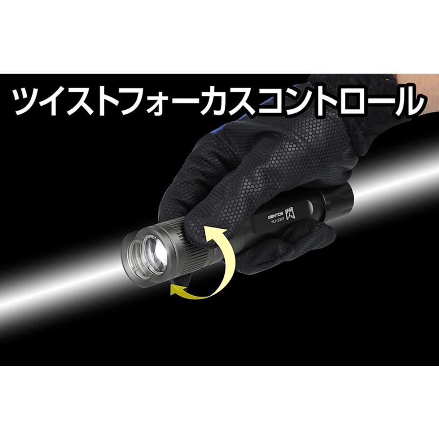 GENTOS ジェントス LED 懐中電灯 FLP-2307 専用充電池使用 USB Type-C 充電 フラッシュライト ライト 強力 小型 充電式 | GENTOS | 04